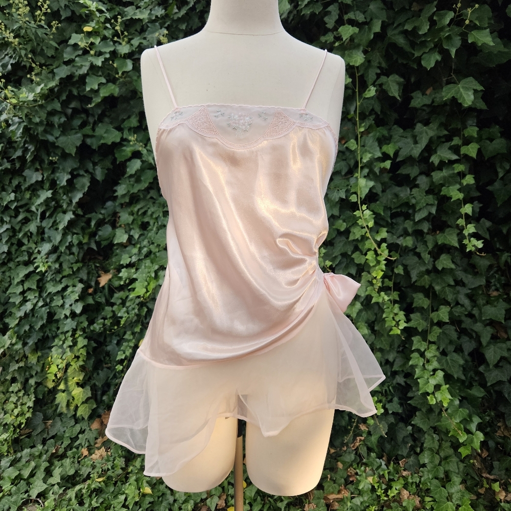 Vintage baby pink lingerie